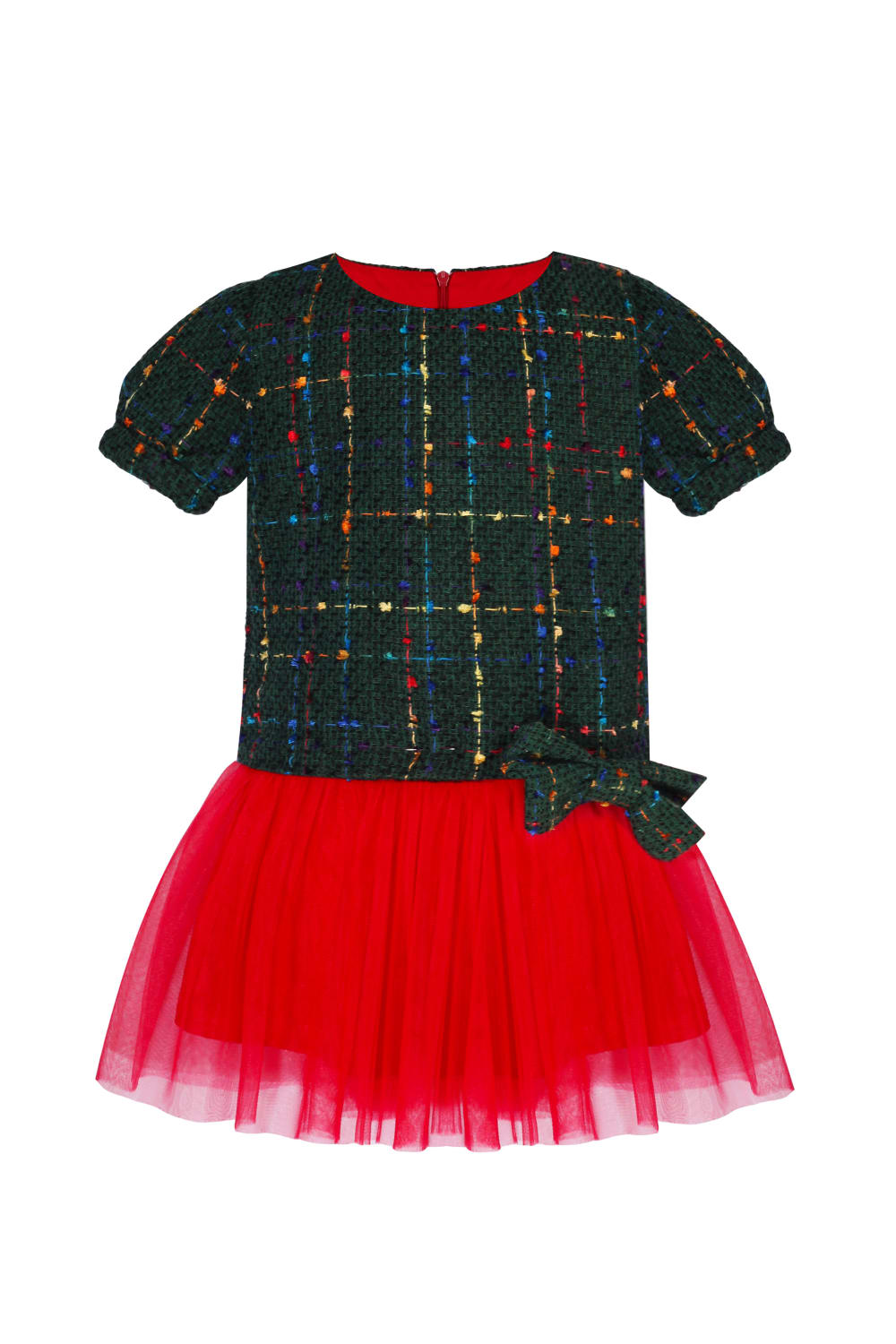 Bleu Lapin-Scarlett Elbise-Çocuk Elbise & Tulum-2-Milagron.com