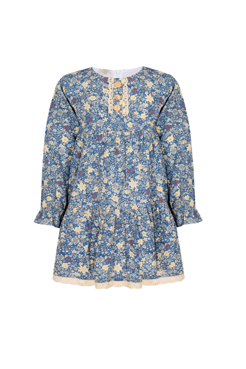 Bleu Lapin-Sweet Petals-Çocuk Elbise & Tulum-2-Milagron.com