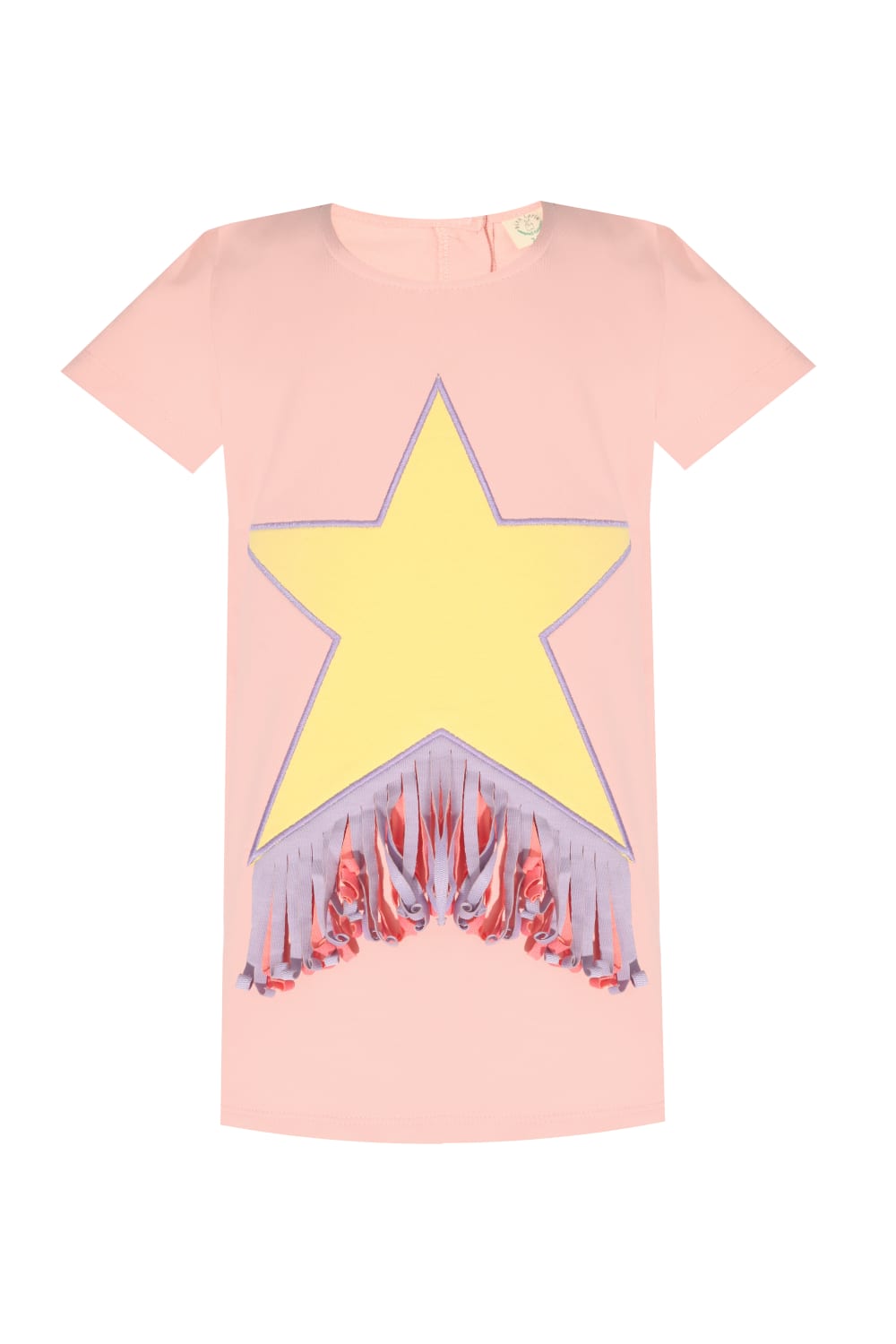 Bleu Lapin-Yellow Star Elbise-Çocuk Elbise & Tulum-2-Milagron.com