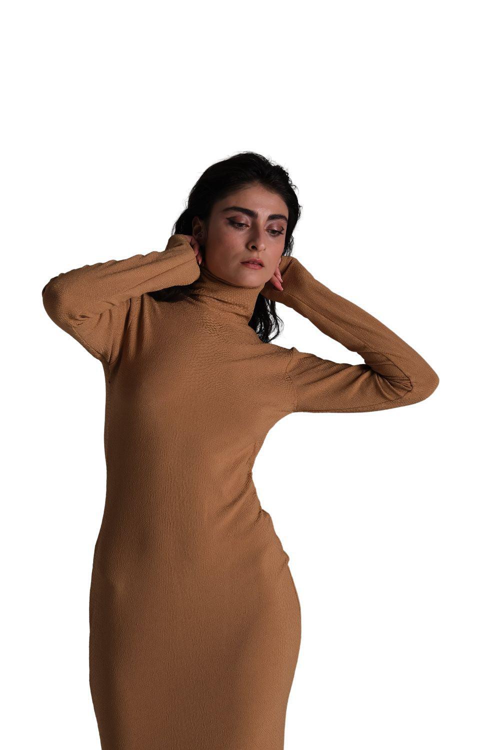 Blindson-Brown Elbise-Elbise-1-Milagron.com