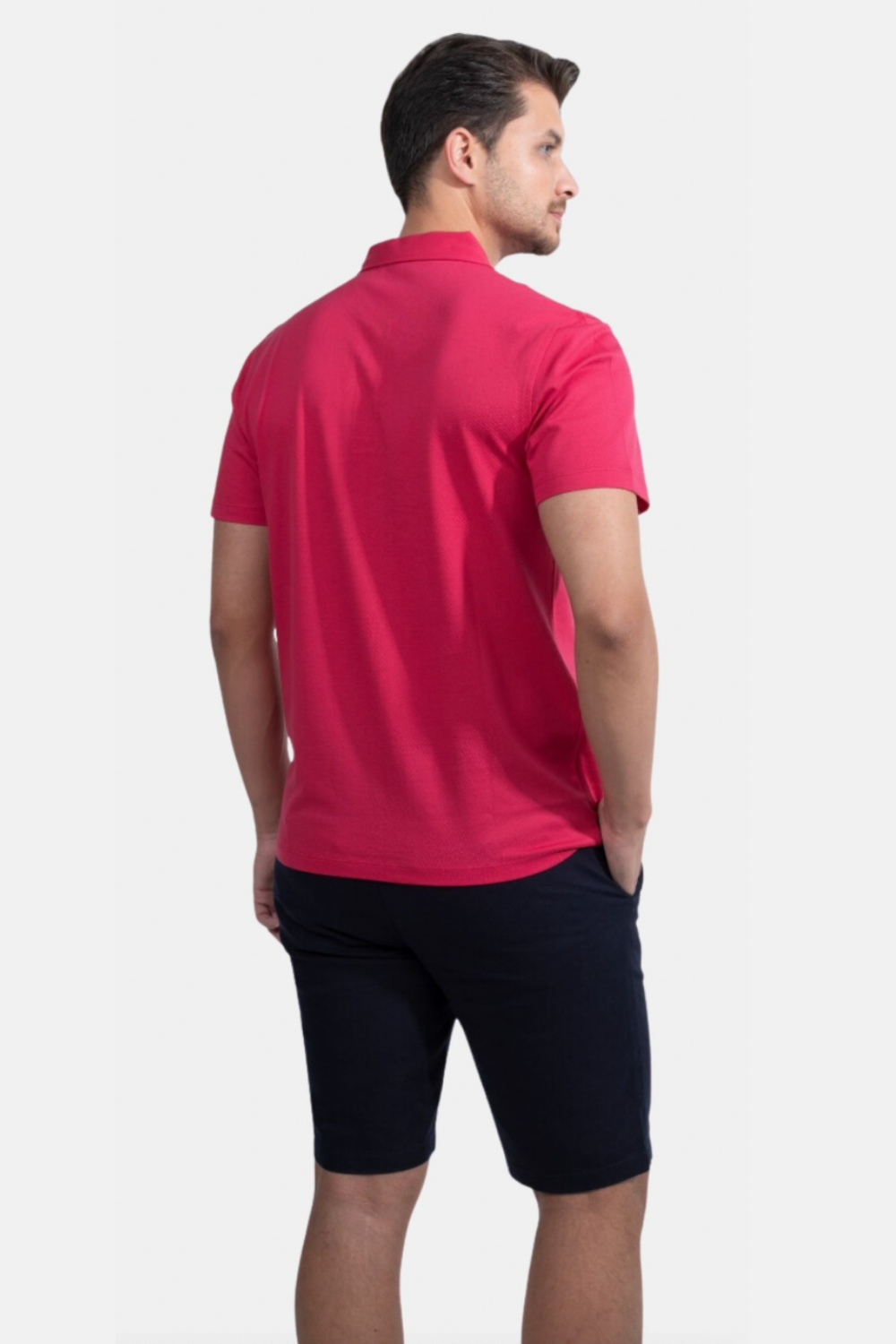 Blinky London-Erkek Merserize Polo Yaka Cherry T-shirt-T-Shirts-3-Milagron.com