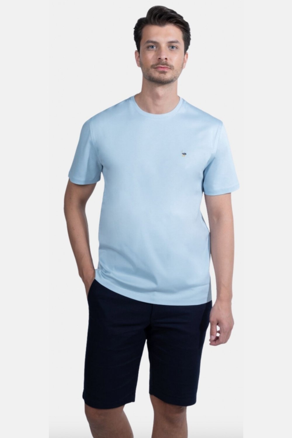 Blinky London-Merserize Interlok Açık Mavi T-shirt-T-Shirts-1-Milagron.com