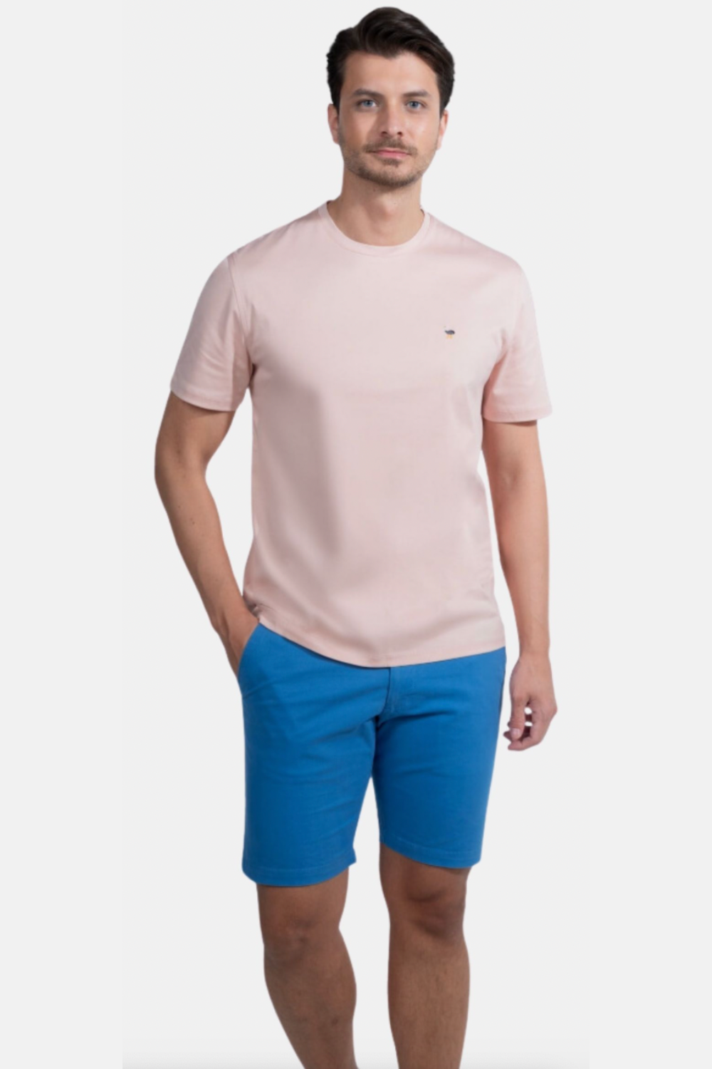 Blinky London-Merserize Interlok Gül Rengi T-shirt-T-Shirts-1-Milagron.com