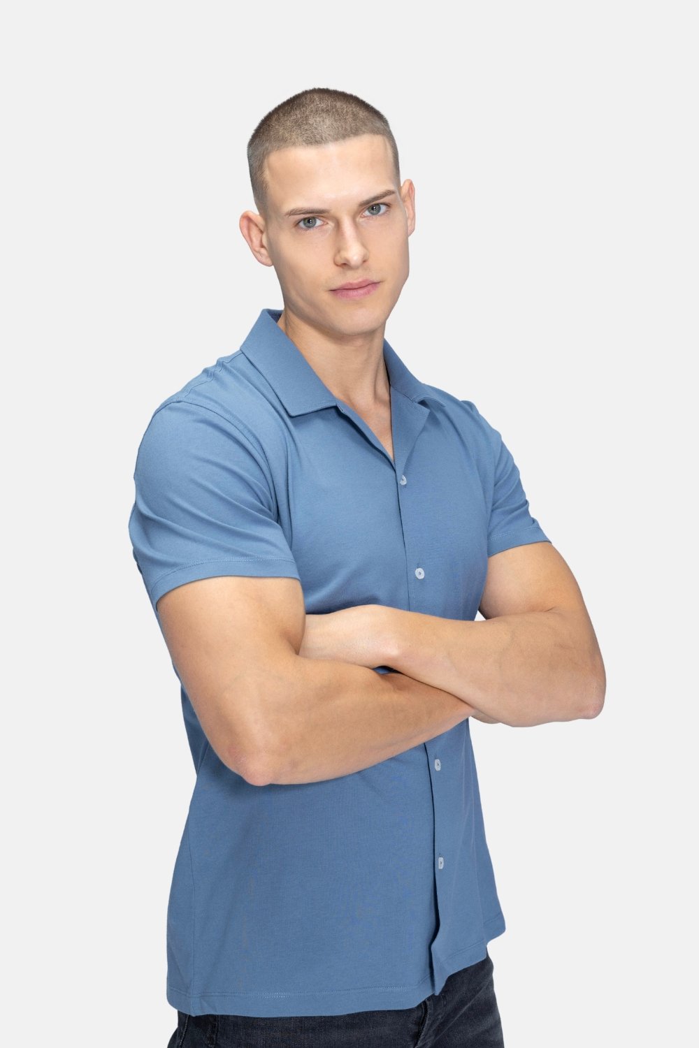 Blinky London-Revere Koyu Mavi Gömlek-Gömlek-1-Milagron.com