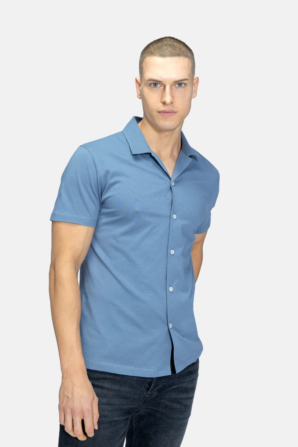 Blinky London-Revere Koyu Mavi Gömlek-Gömlek-2-Milagron.com