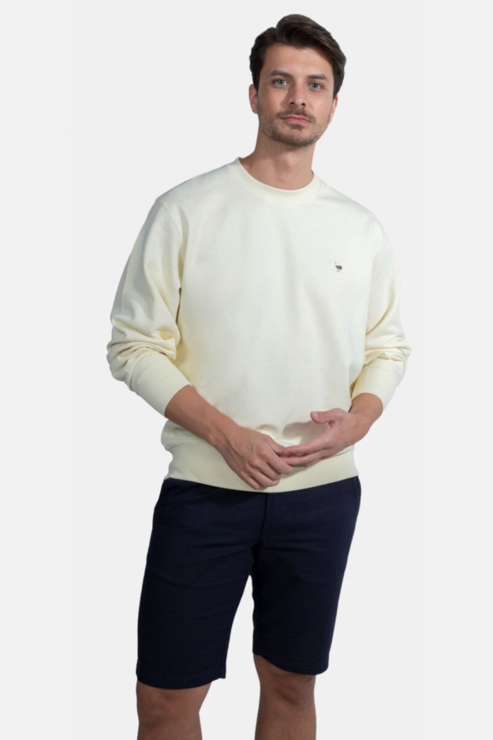 Blinky London-Unisex Ecru Sweatshirt-Sweatshirts & Hoodies-2-Milagron.com