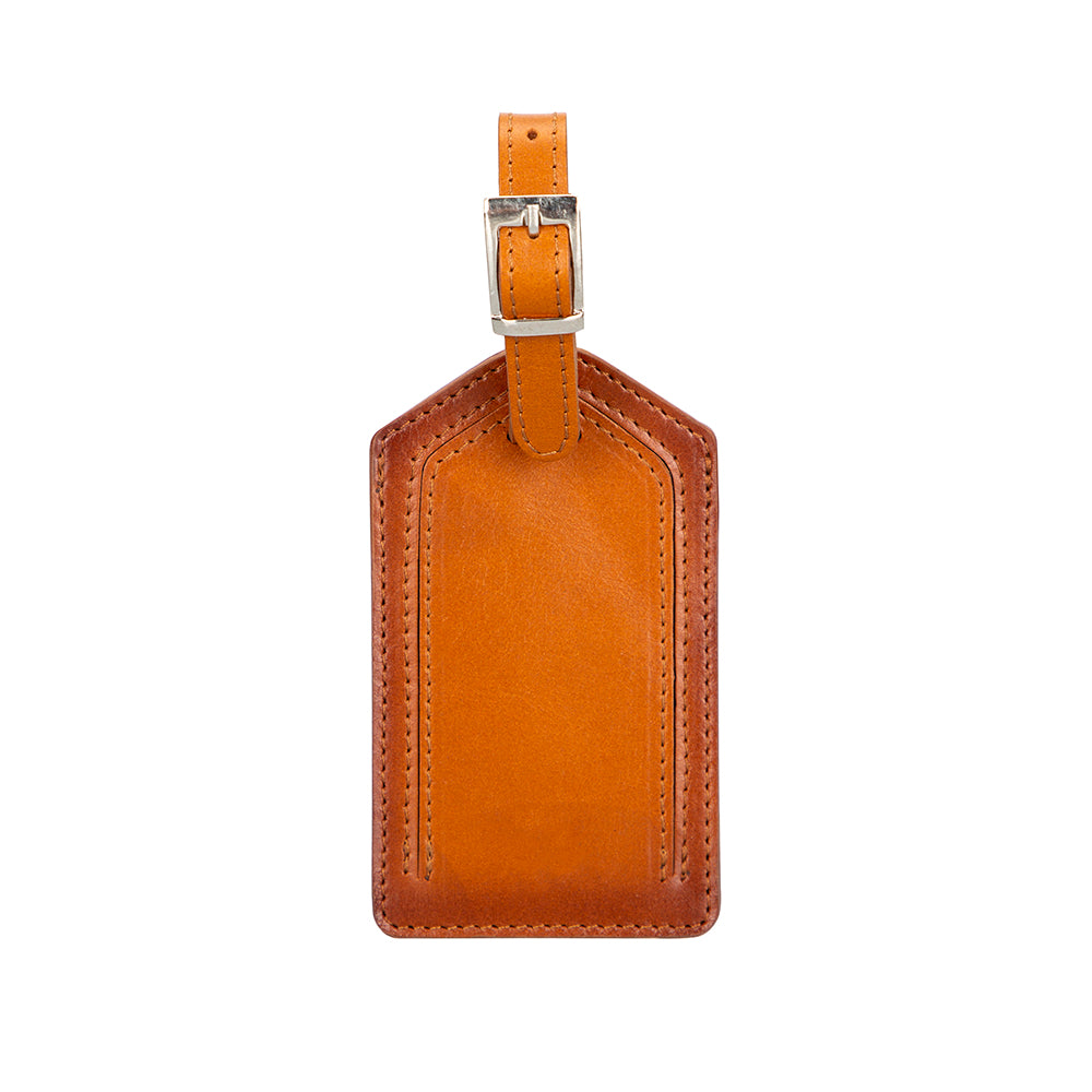 Bloominbag-Airconrad Voyage Luxe Tan Deri Air Tag Bagaj & Bavul Etiketi-3-Milagron.com