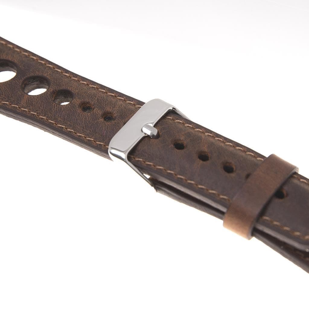 Alpine Heritage Saddle Hakiki Deri Apple Watch Kordonu - 44/45/46/49Mm