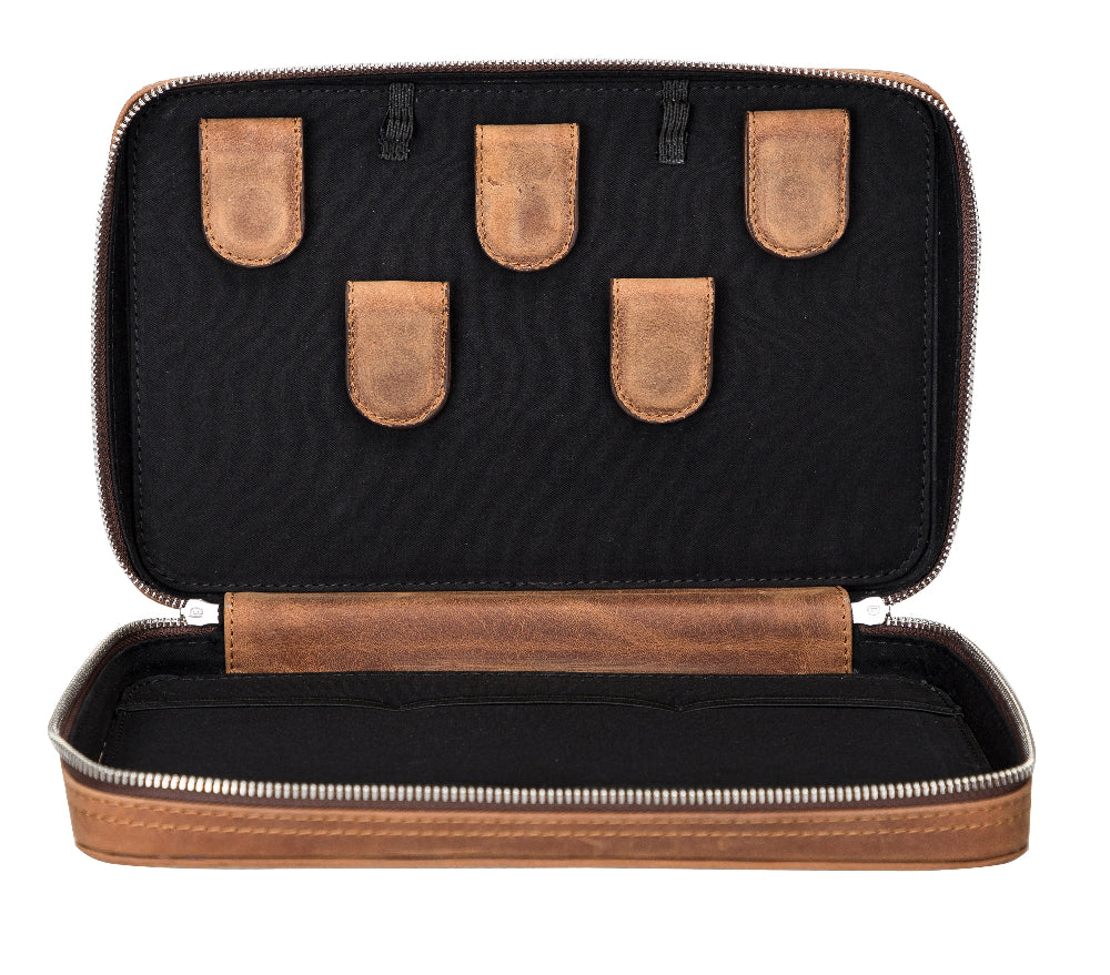 Arcadia Saddle Heritage Premium Deri Teknoloji Kablo & Aksesuar Düzenleyici