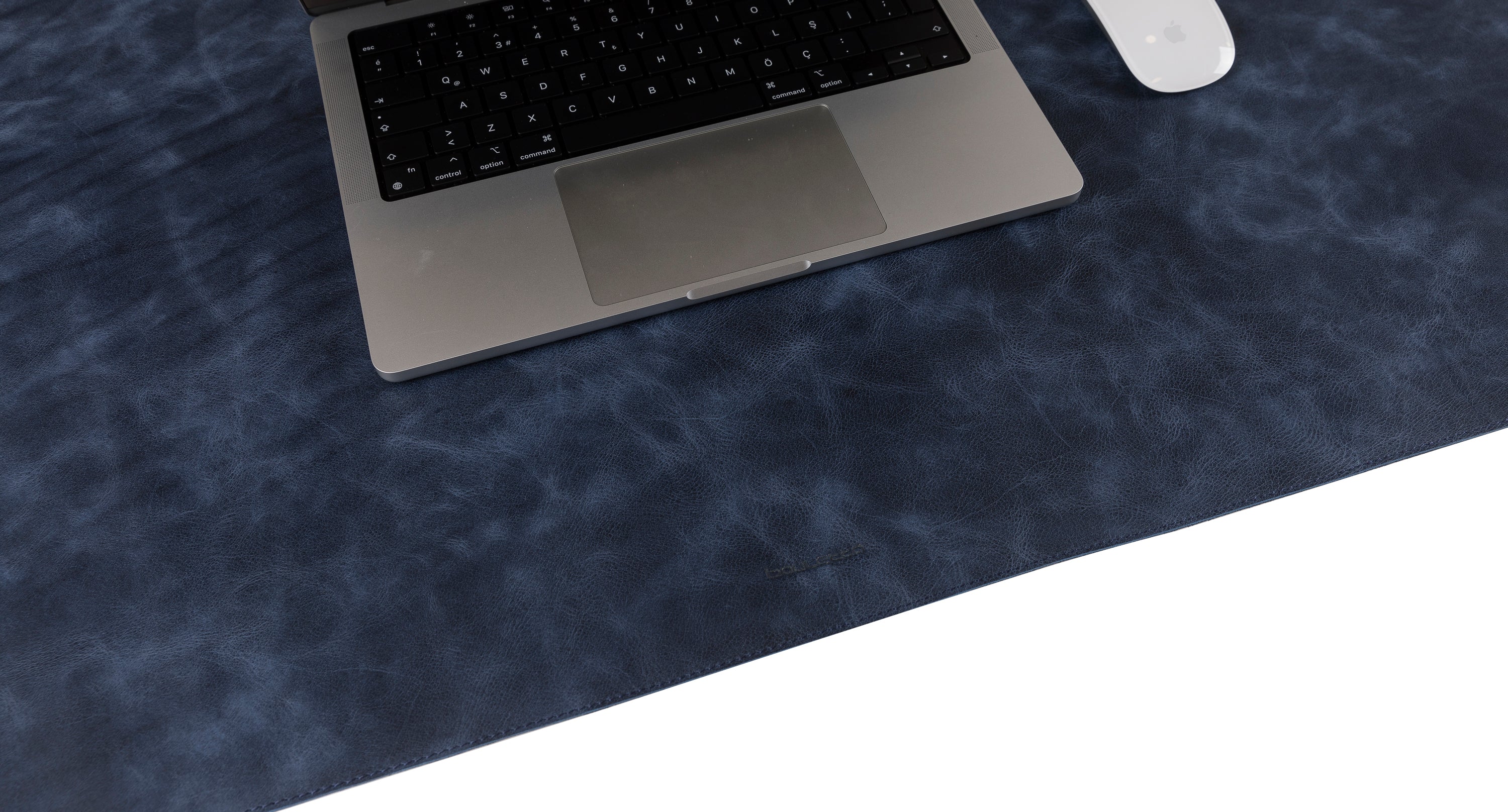 Atelier 91 Midnight Marine Leather Desk Mat - Large