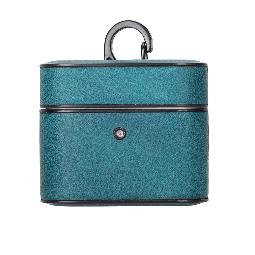 Aurel Clip Azure Sky Hakiki Deri Airpods 3 Kılıfı – Airpods 3 Uyumlu Charm Case