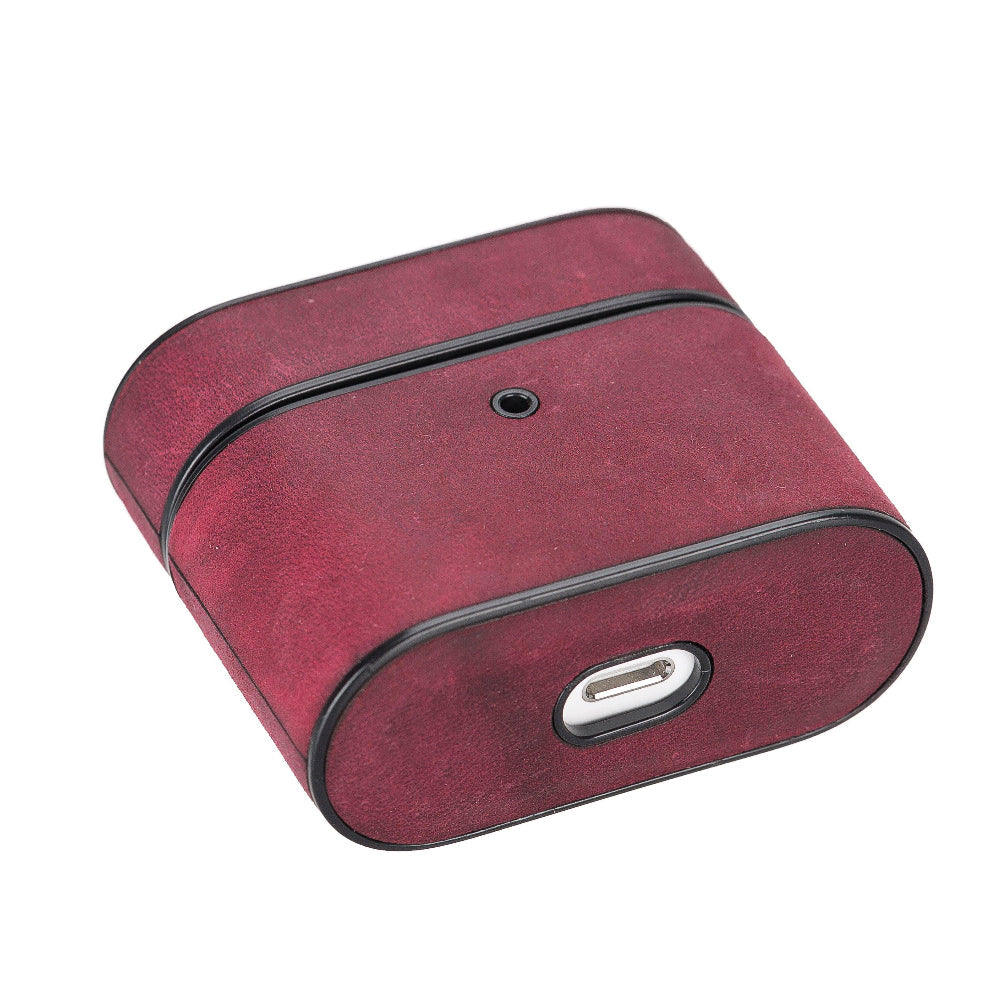 Aurel Clip Fuchsia Bloom Hakiki Deri Airpods 3 Kılıfı – Airpods 3 Uyumlu Charm Case