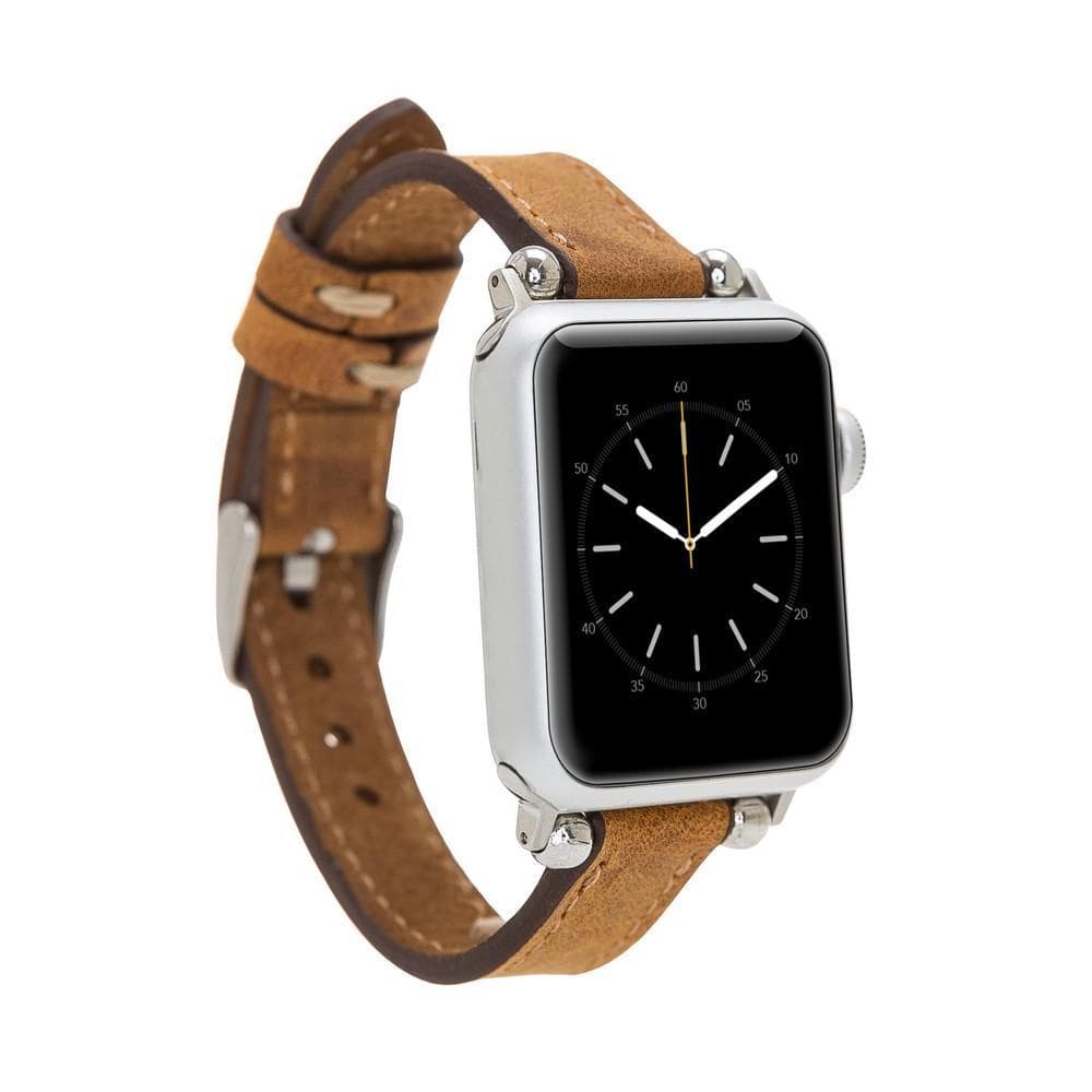 Avilla Mocca Clay Deri Apple Watch Band (44/45/46/49Mm)