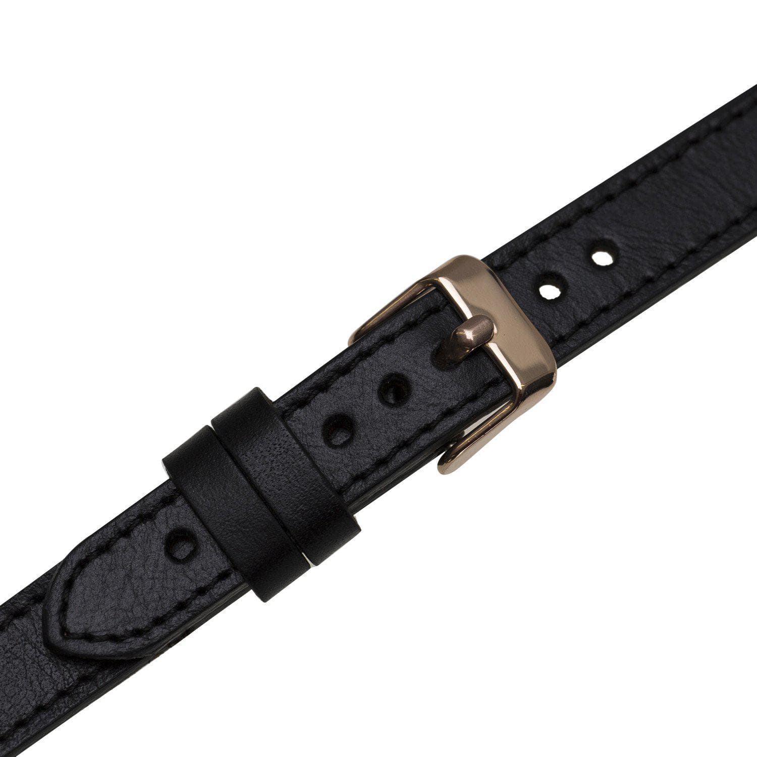 Avilla Noir Black Deri Apple Watch Band (44/45/46/49Mm)