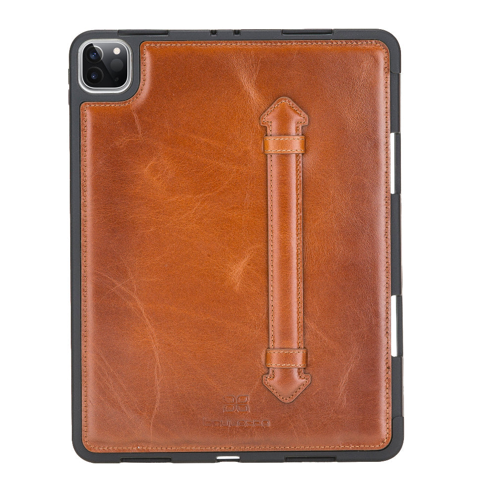 Bloominbag-Bloom Case Felix Cognac Amber Apple I Pad Pro 11 Inç Hakiki Deri Kılıf-1-Milagron.com