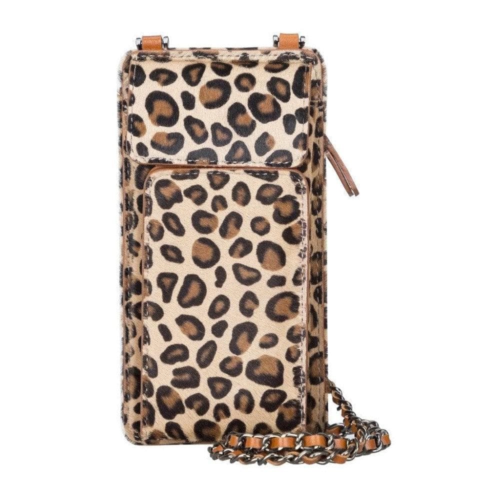 Bloominbag-Bloom Cross Leopard Luxe Hakiki Deri Cüzdan & Telefon çantası-1-Milagron.com