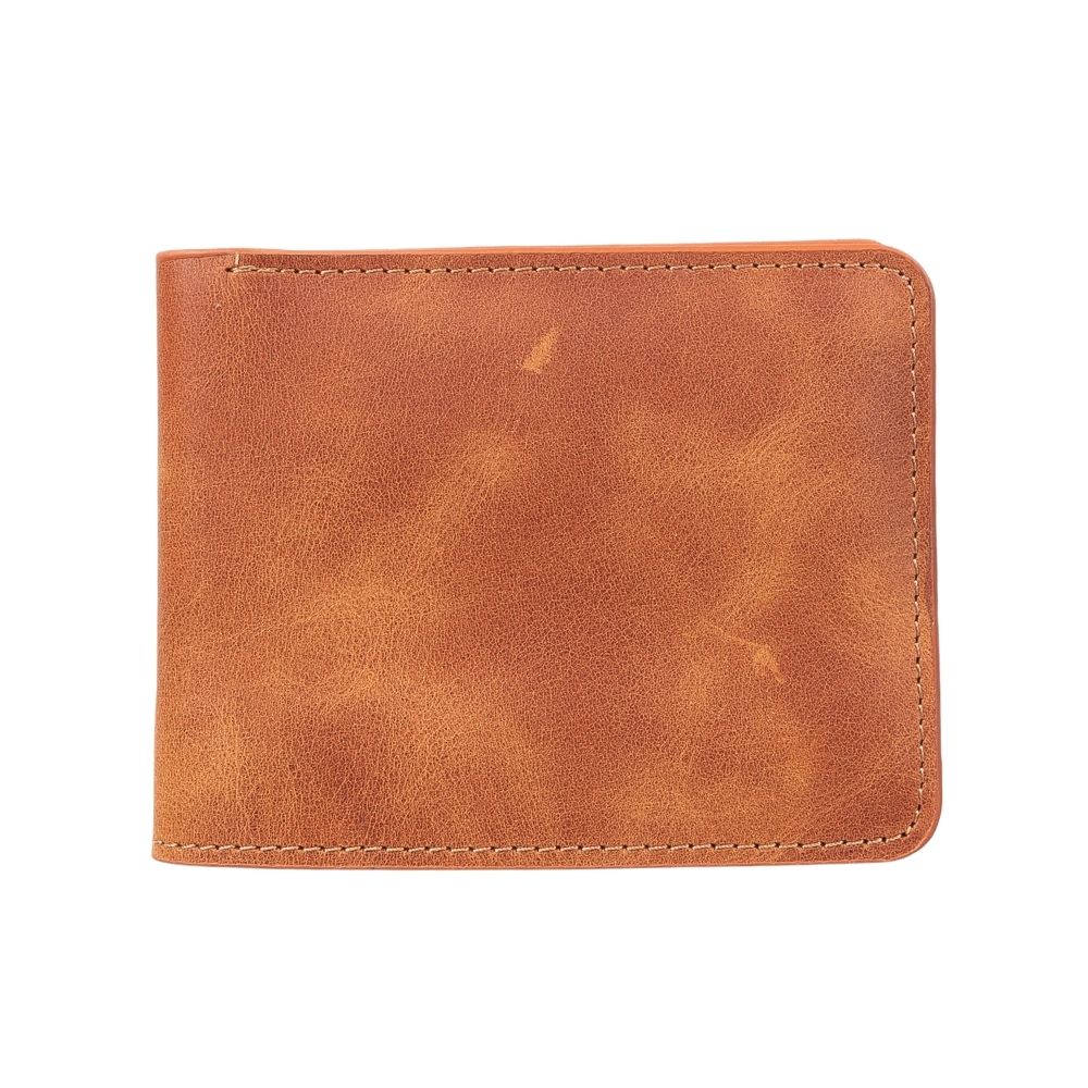 Bloominbag-Bloom Fold Cognac Tan Hakiki Deri Cüzdan-1-Milagron.com