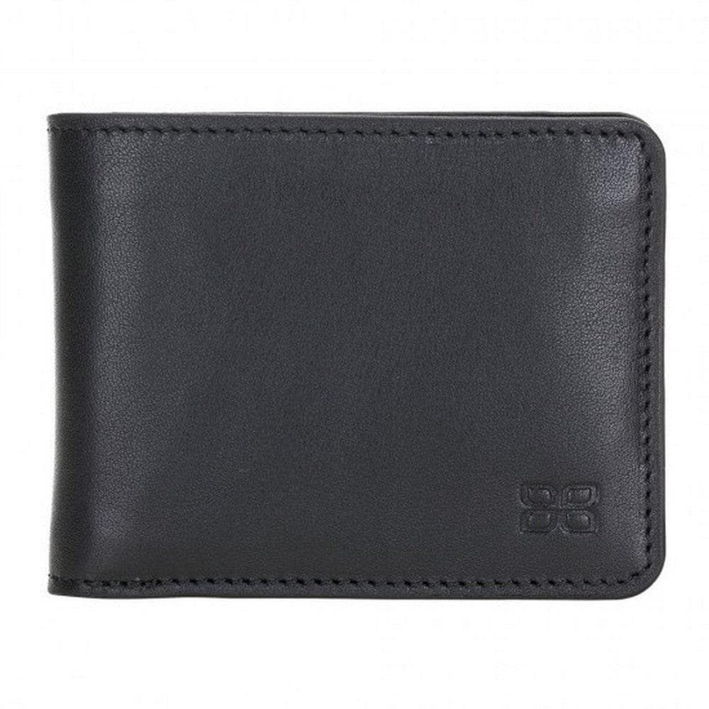 Bloominbag-Bloom Fold Obsidian Black Hakiki Deri Cüzdan-2-Milagron.com