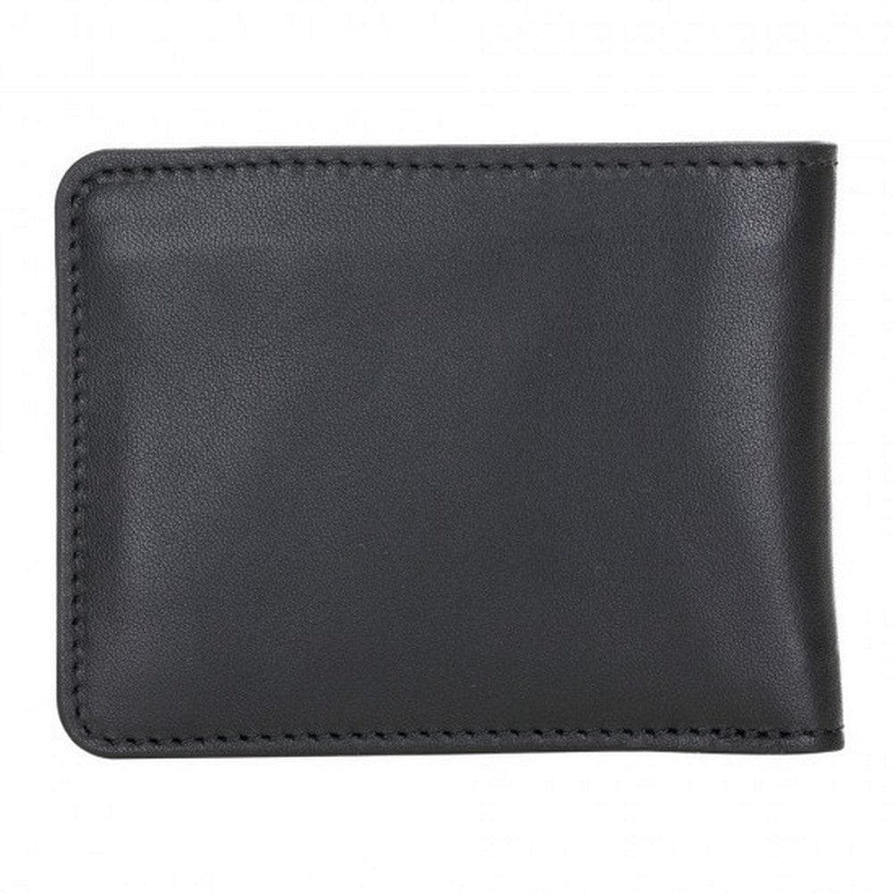 Bloominbag-Bloom Fold Obsidian Black Hakiki Deri Cüzdan-3-Milagron.com