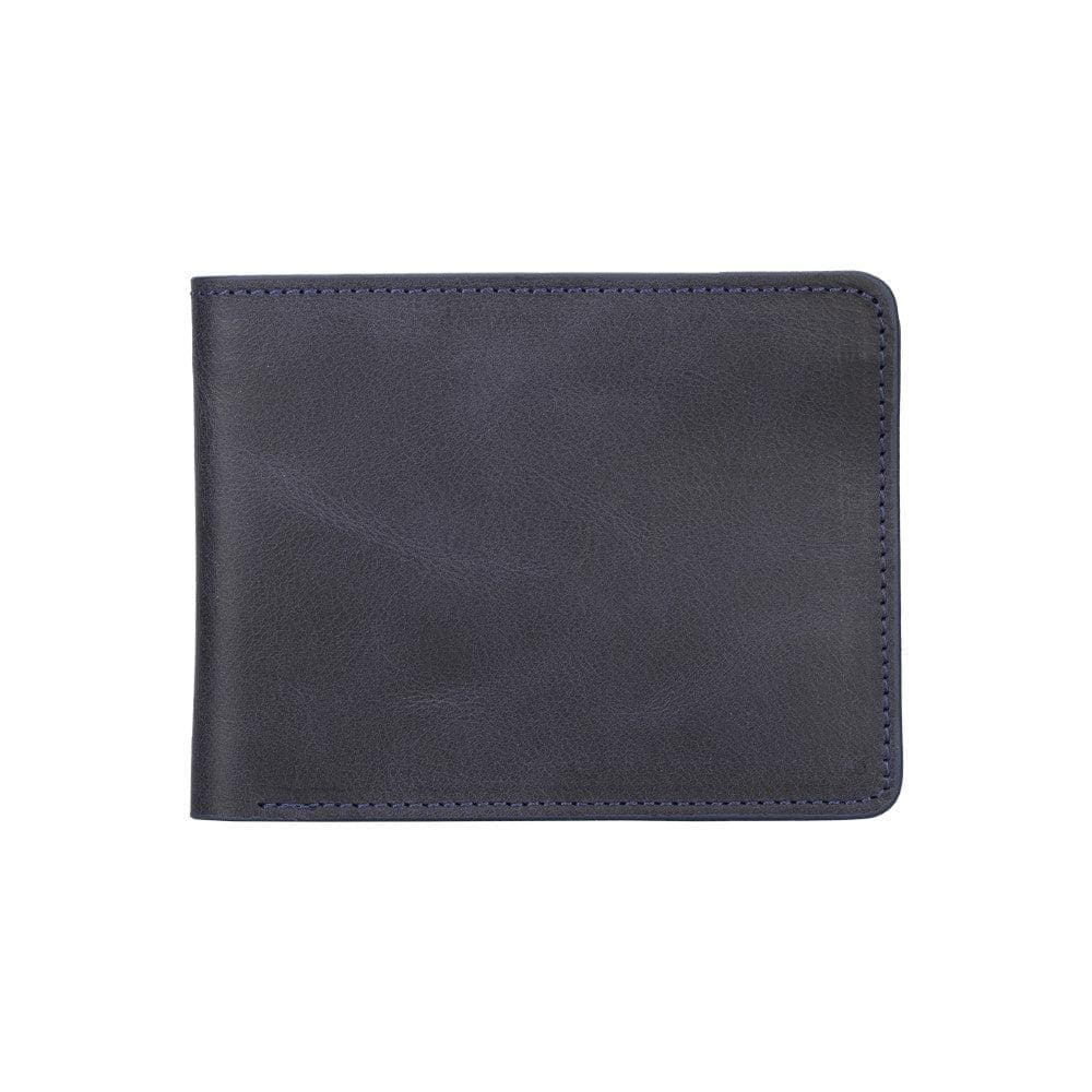 Bloominbag-Bloom Fold Royal Navy Hakiki Deri Cüzdan-2-Milagron.com