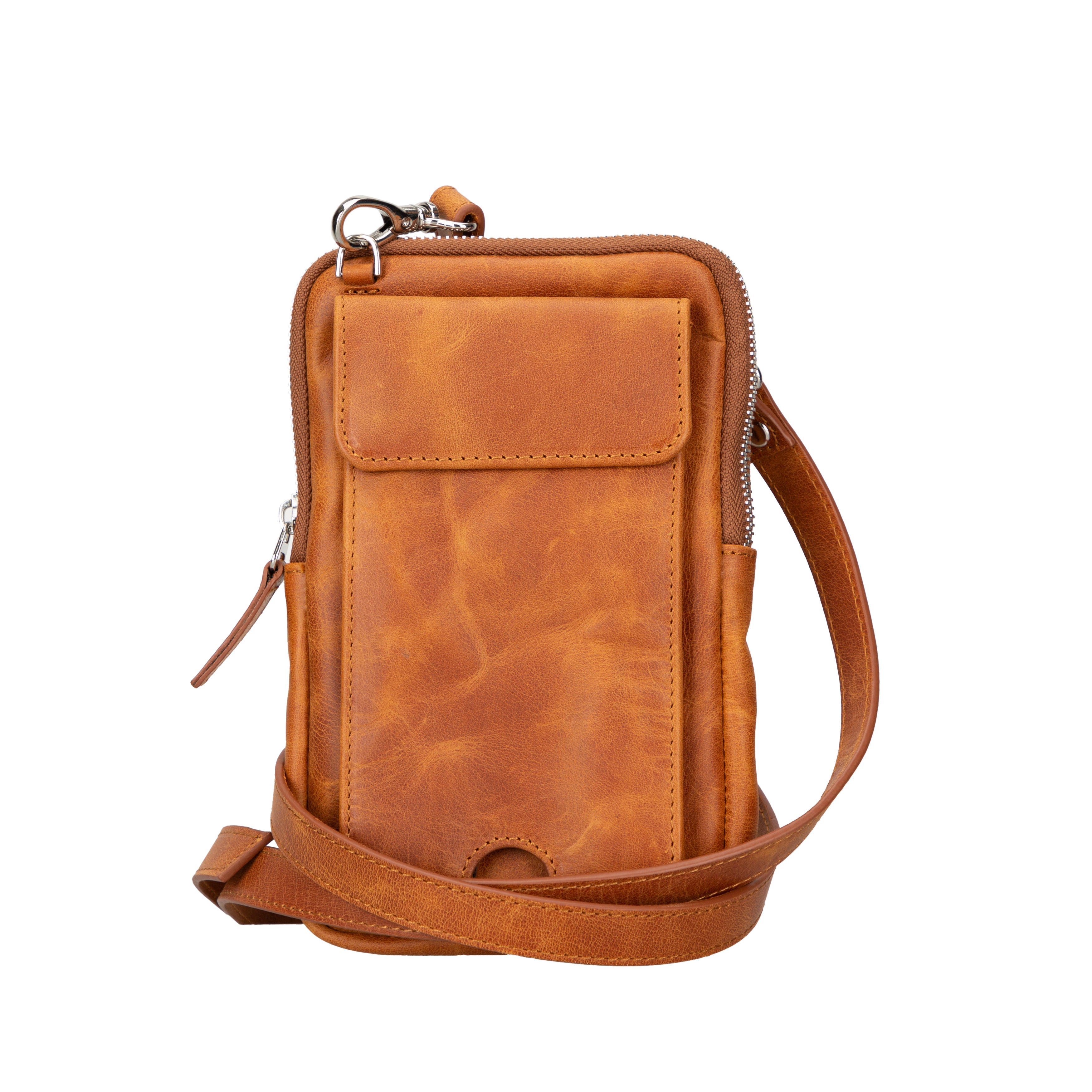Bloominbag-Bloom Nino Caramel Rust Hakiki Deri Crossbody çanta-1-Milagron.com