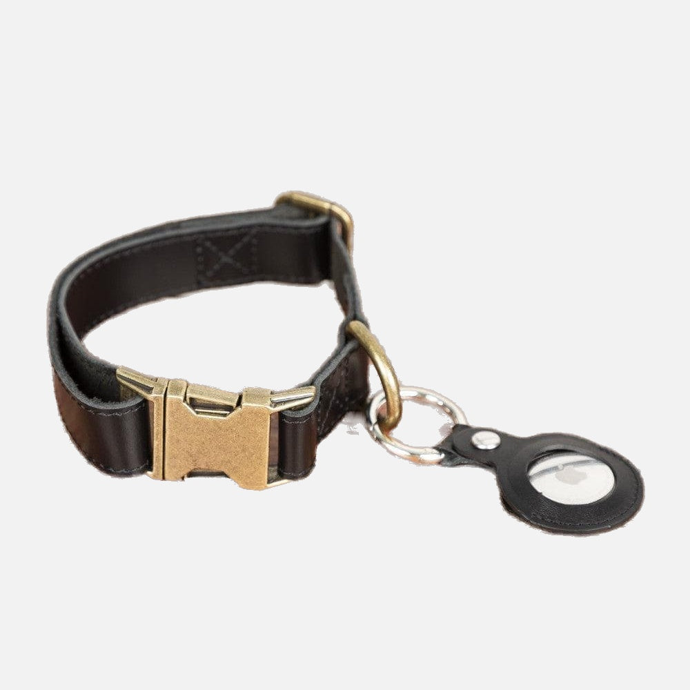 Bloominbag-Bloom Paw Obsidian Black Hakiki Deri Pet Tasma-4-Milagron.com