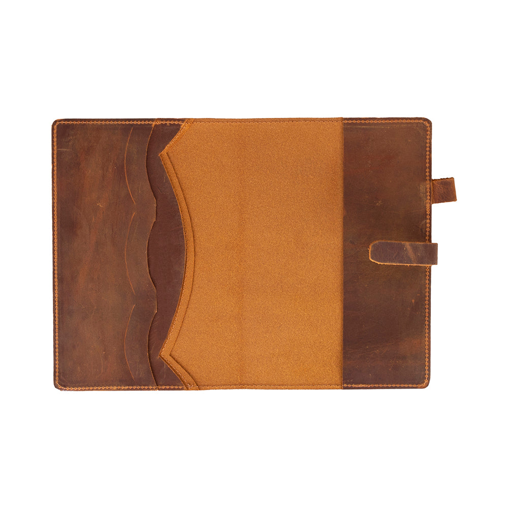 Bloominbag-Bloom Quiet Edit Moccasin A5 Deri Kitap Defter Kılıfı-1-Milagron.com
