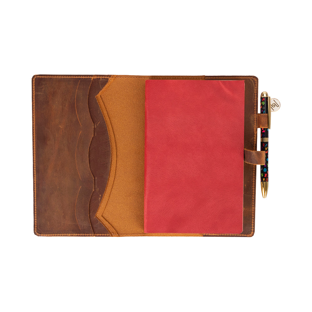 Bloominbag-Bloom Quiet Edit Moccasin A5 Deri Kitap Defter Kılıfı-4-Milagron.com