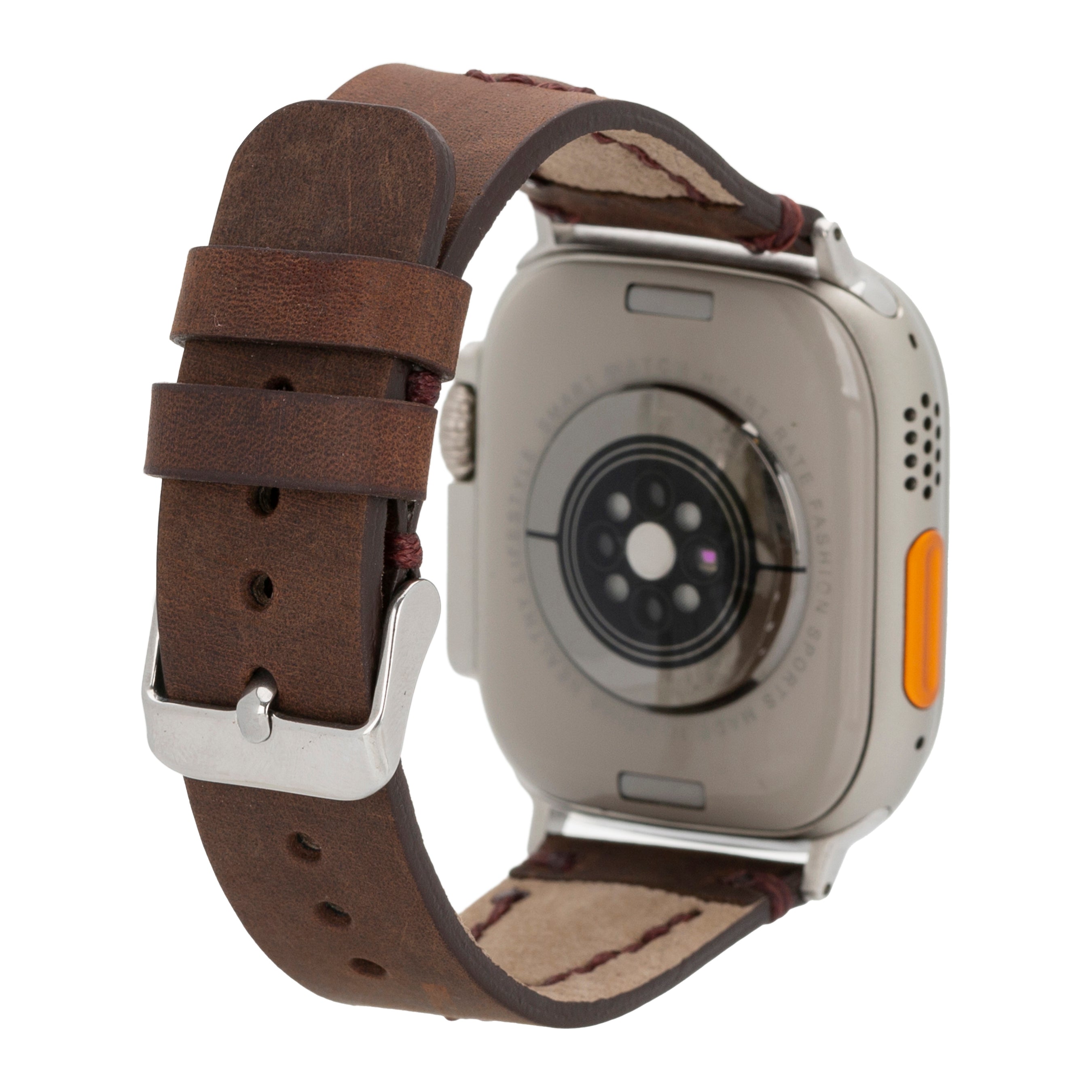 Bloominbag-Bloom Strap Avilla Coffee Hakiki Deri Apple Watch Kayışı 44/45/46/49mm-2-Milagron.com