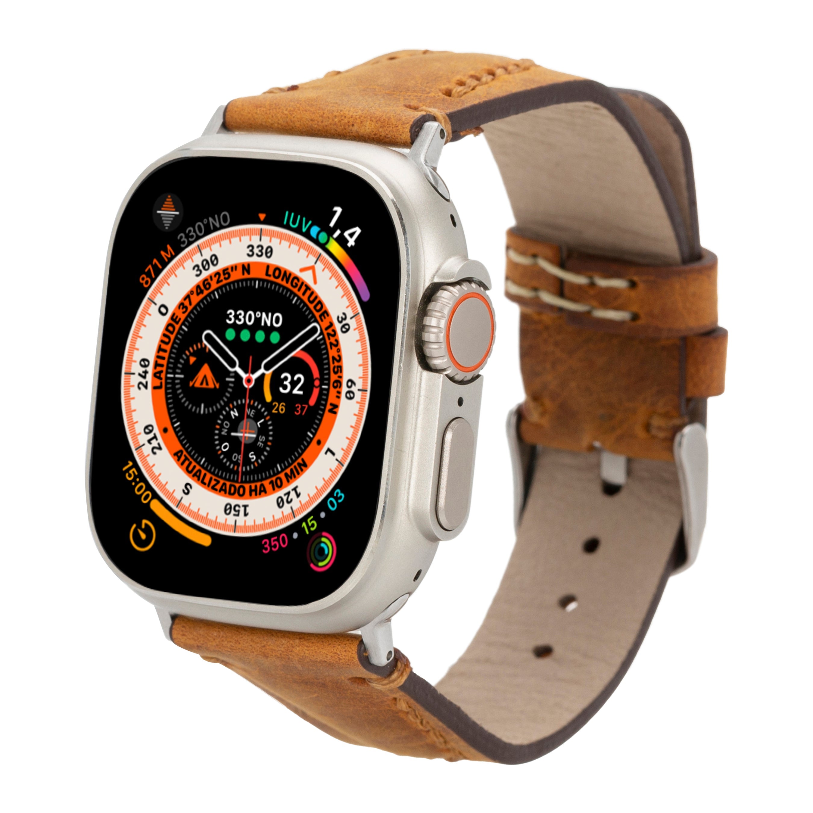 Bloominbag-Bloom Strap Avilla Moccasin Hakiki Deri Apple Watch Kayışı 44/45/46/49mm-1-Milagron.com