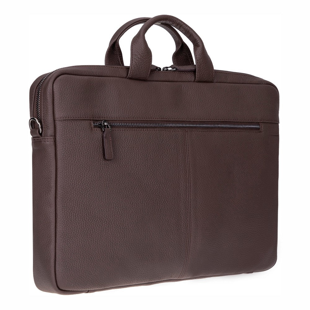 Bloom Urban Shell Pro 13-14" Espresso Brown Hakiki Deri Laptop / Macbook Çantası