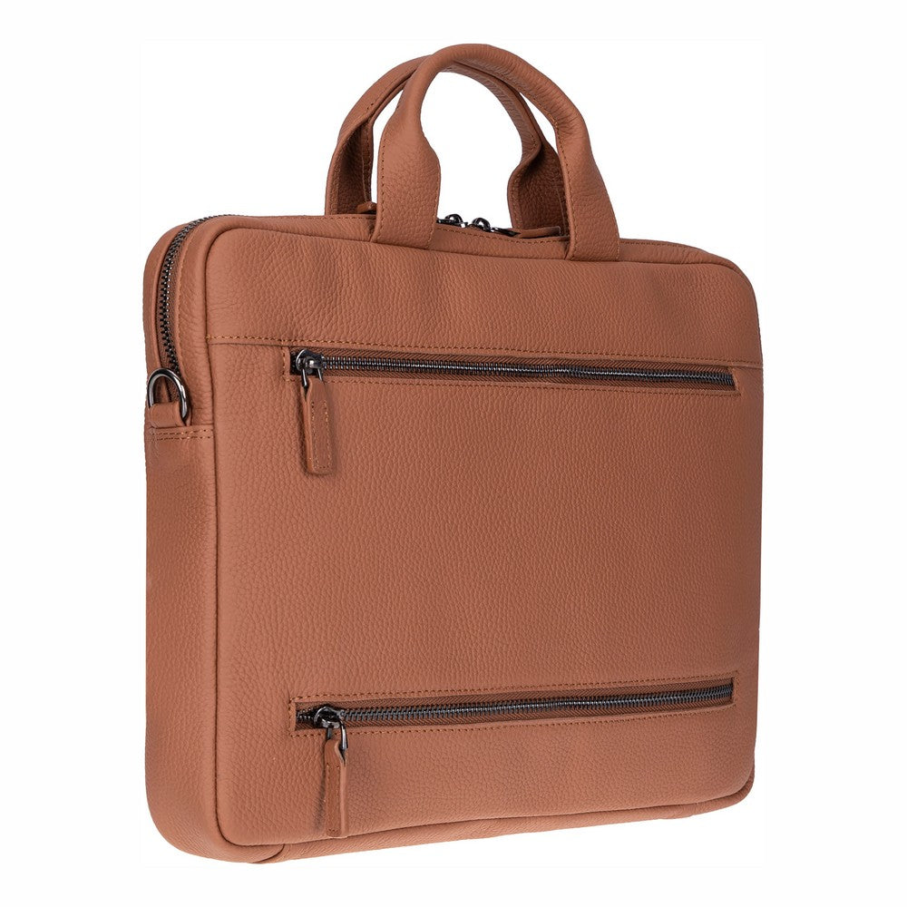 Bloom Urban Shell Pro 13-14" Heritage Tan Hakiki Deri Laptop / Macbook Çantası