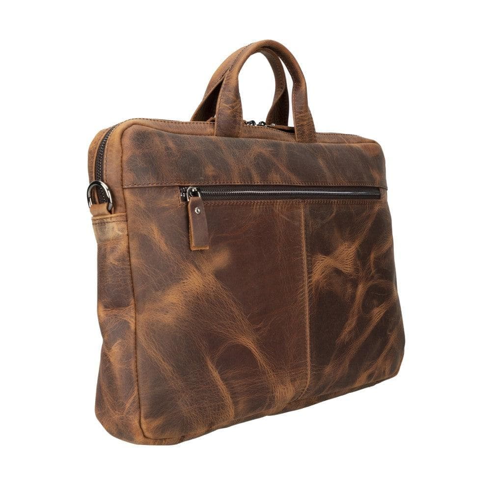 Bloom Urban Shield 16 Inç Saddle Heritage Deri Laptop / Macbook Çantası