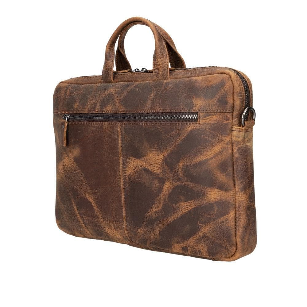 Bloom Urban Shield 16 Inç Saddle Heritage Deri Laptop / Macbook Çantası