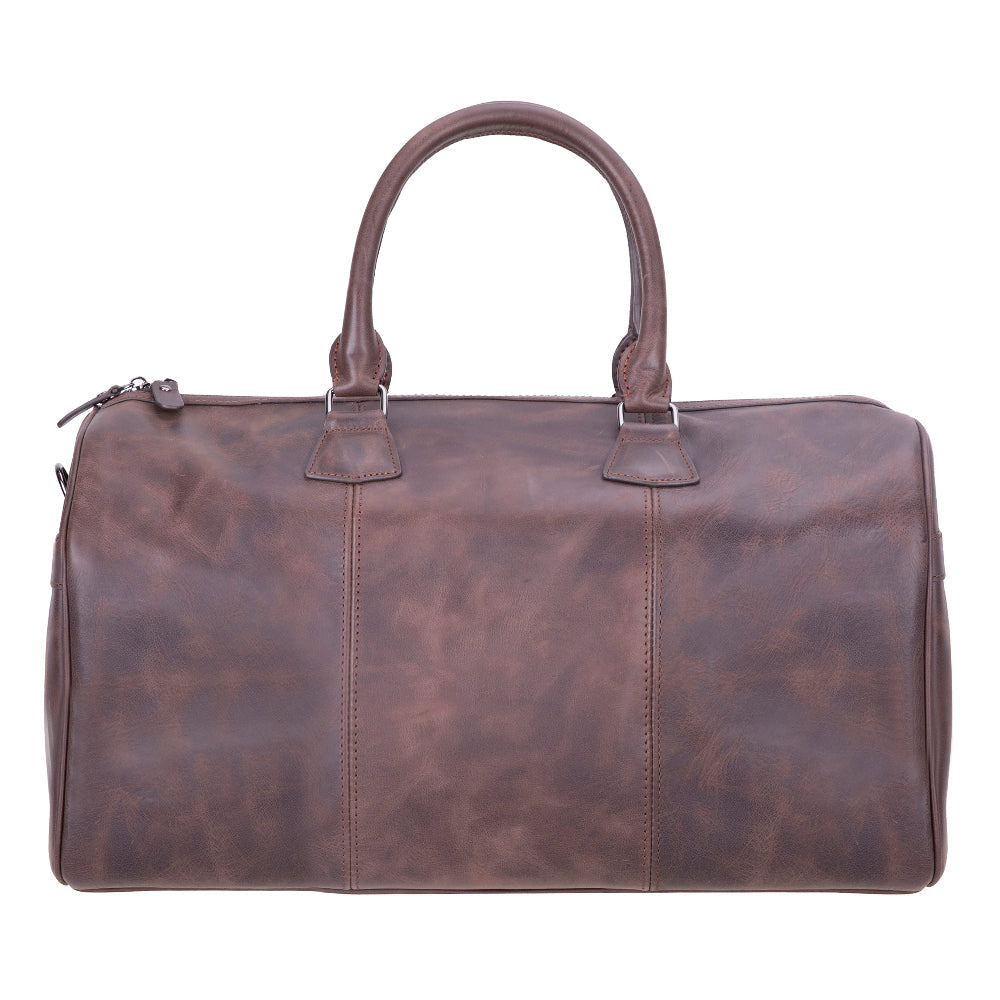 Bloominbag-Bloom Voyage Heritage Dark Oak Hakiki Deri Duffle çanta Unisex Seyahat & Hafta Sonu çantası-3-Milagron.com