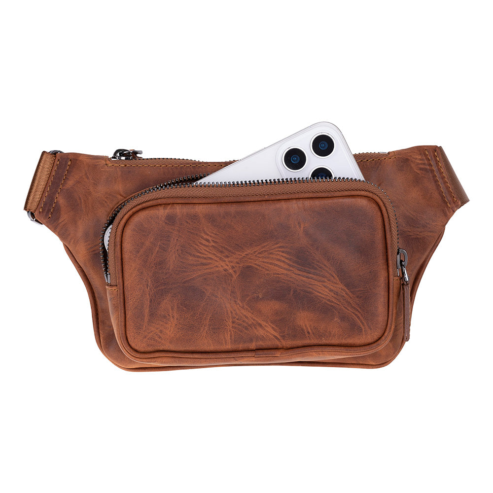 Bloombag Heritage Saddle Hakiki Deri Crossbody Belt Bag
