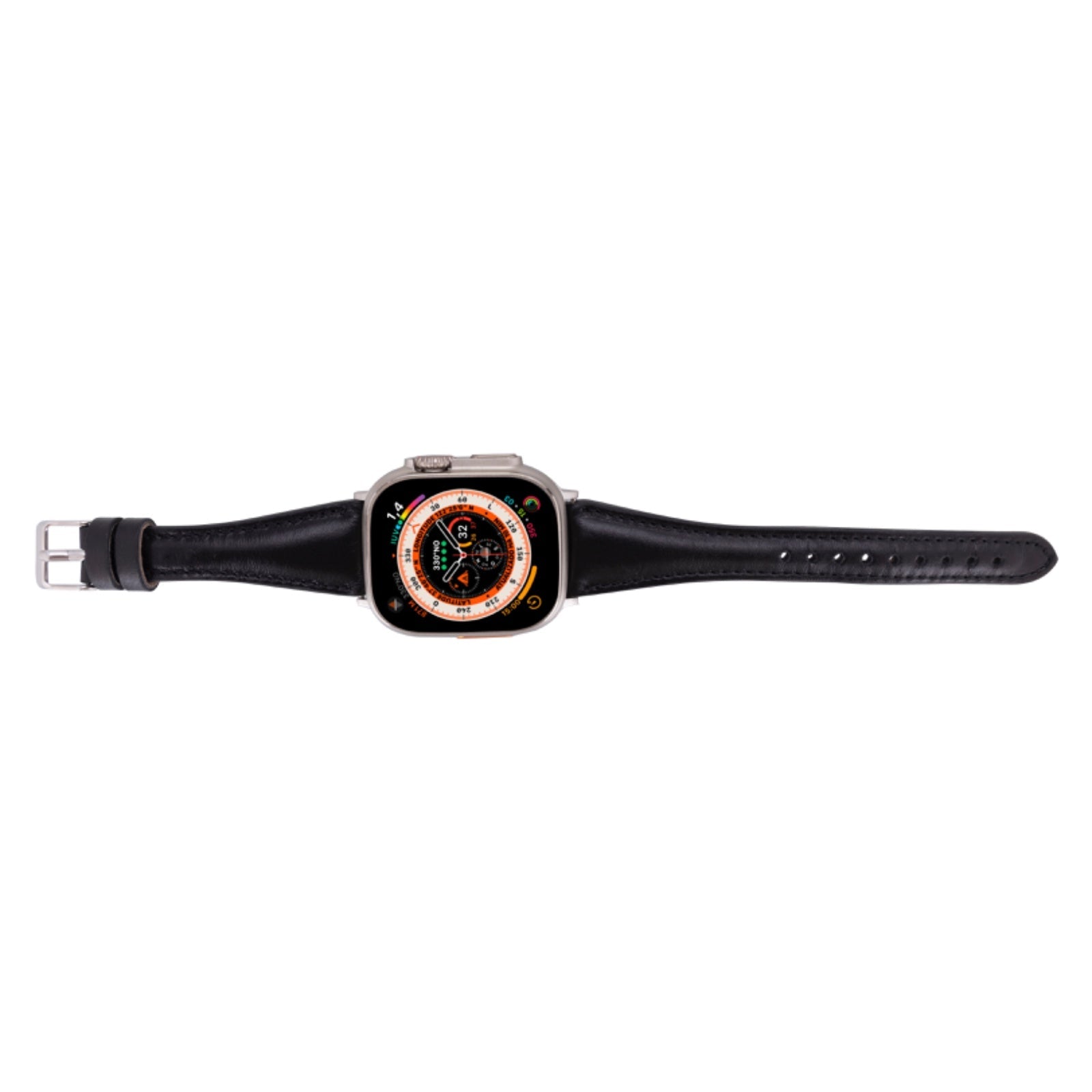 Bloomband Onyx Deri Apple Watch Kordon-44/45/46/49Mm