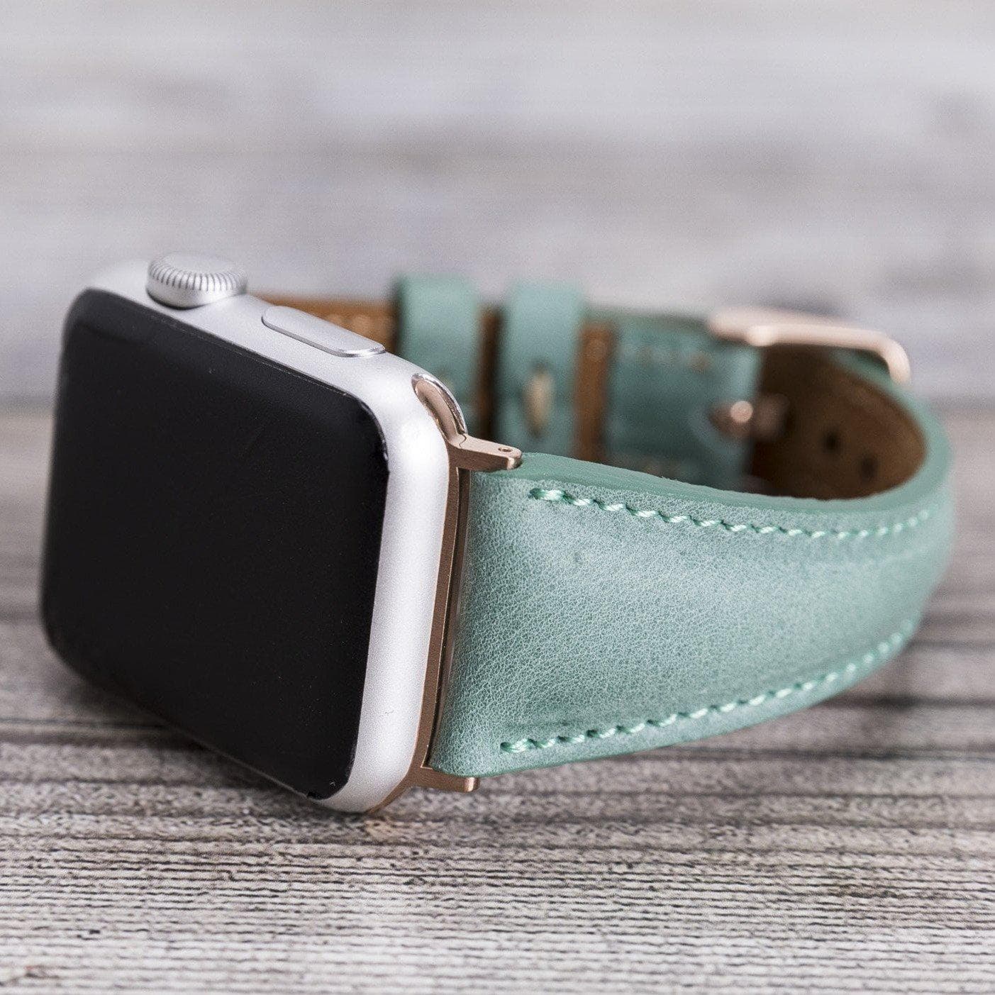 Bloomband Signature Aqua Deri Apple Watch Kordonu(44/45/46/49Mm)