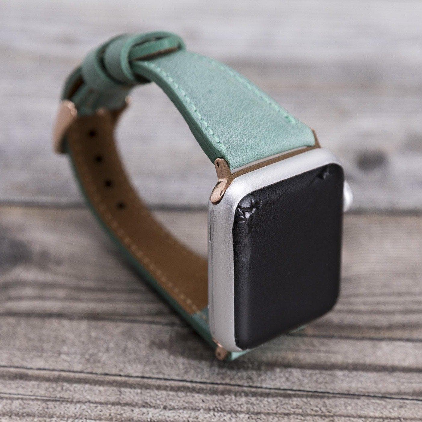 Bloomband Signature Aqua Deri Apple Watch Kordonu(44/45/46/49Mm)