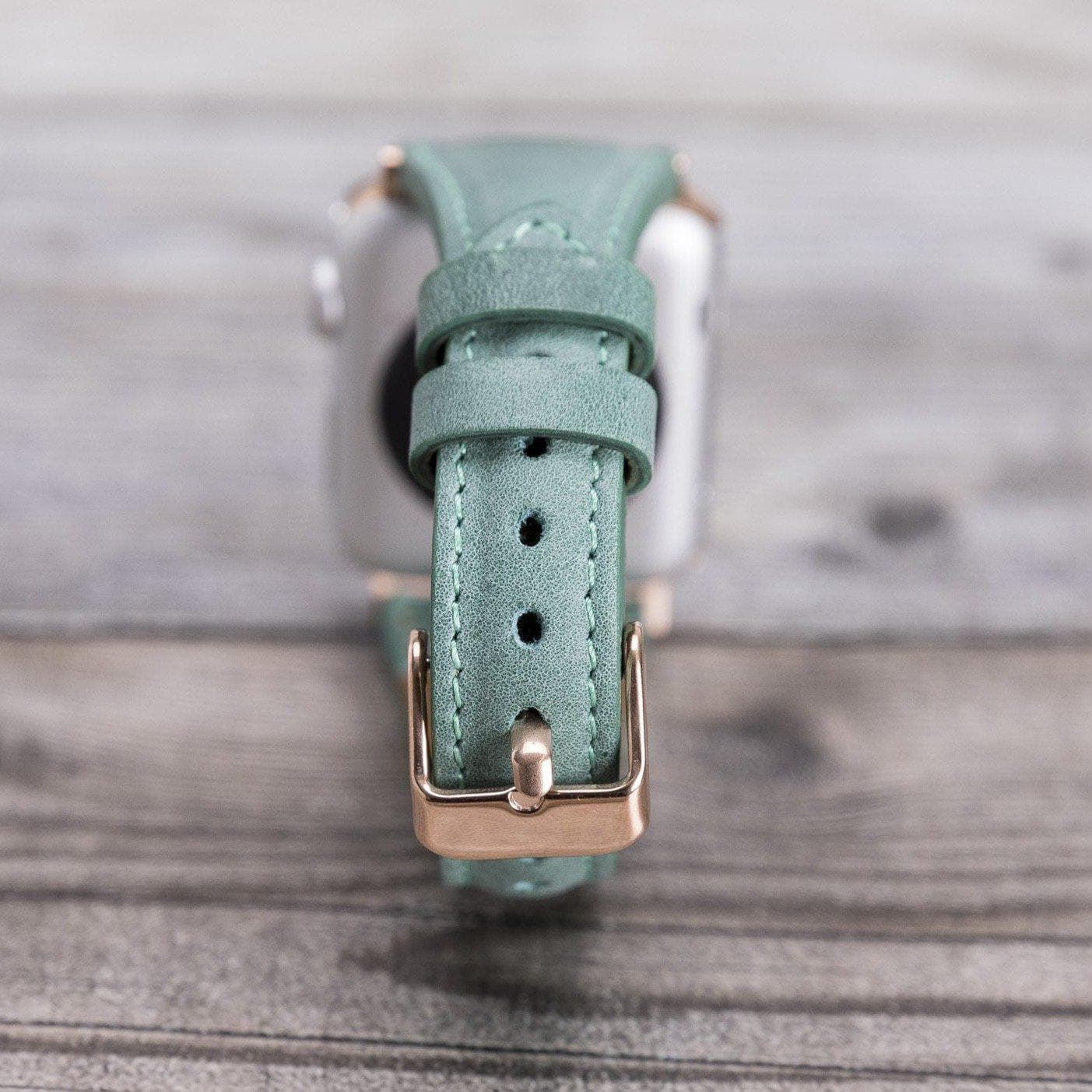 Bloomband Signature Aqua Deri Apple Watch Kordonu(44/45/46/49Mm)
