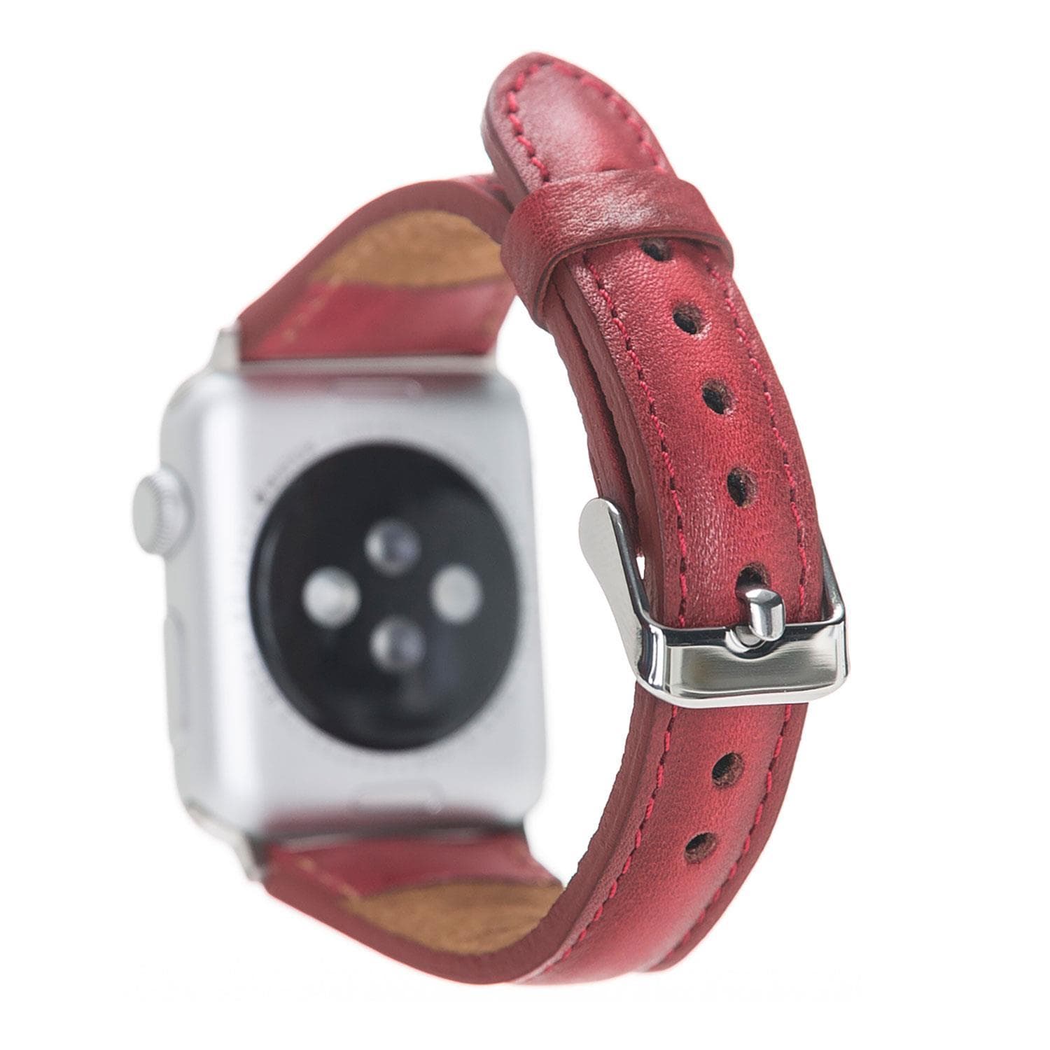 Bloomband Signature Crimson Red Deri Apple Watch Kordonu(44/45/46/49Mm)