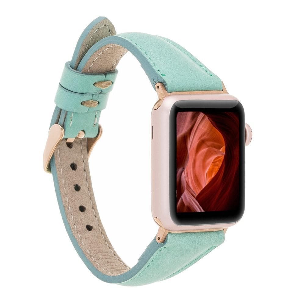 Bloomband Signature Mint Deri Apple Watch Kordonu(44/45/46/49Mm)