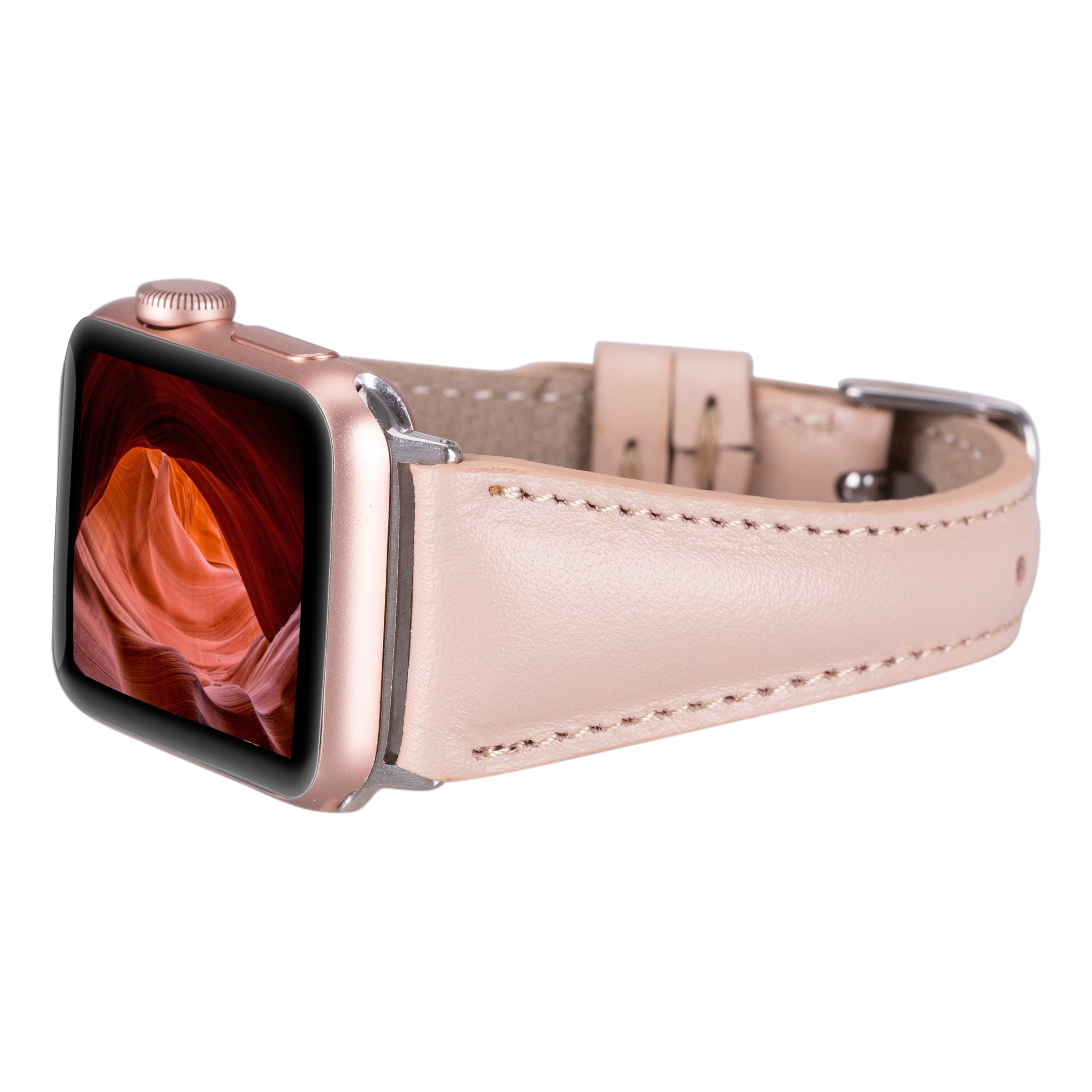 Bloomband Signature Nude Bisque Leather Apple Watch Band - 44/45/46/49Mm