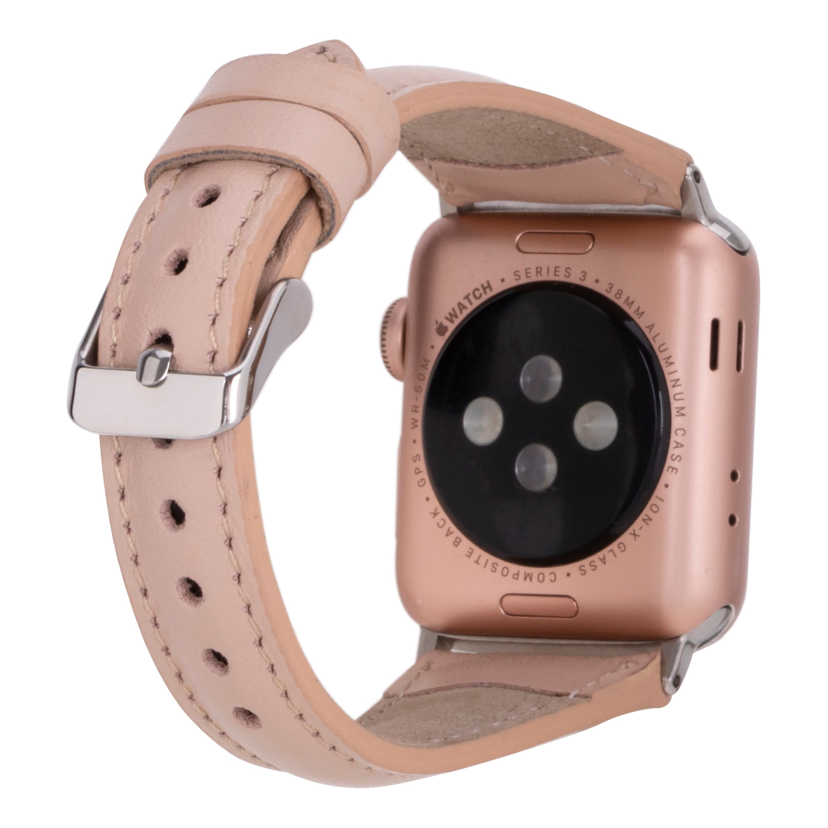 Bloomband Signature Nude Bisque Leather Apple Watch Band - 44/45/46/49Mm