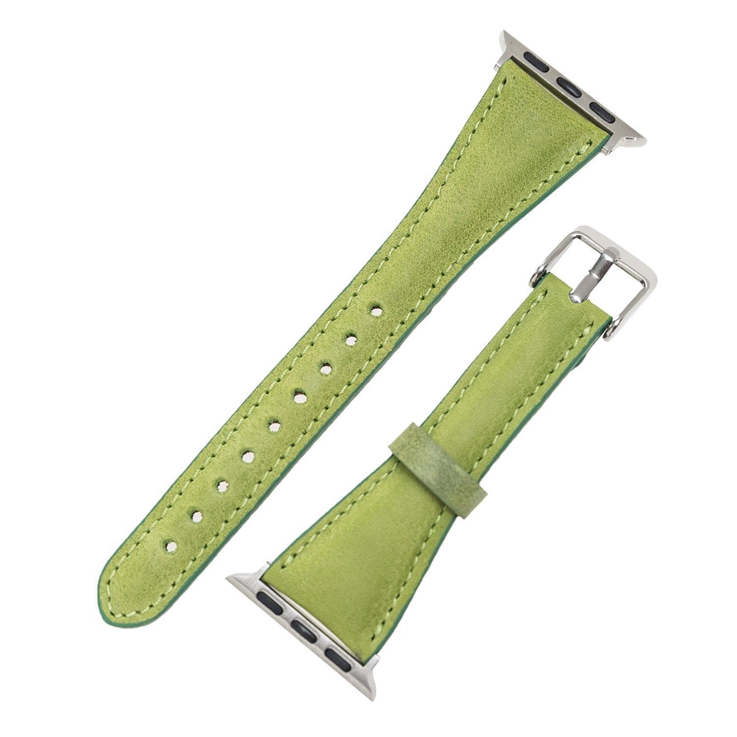 Bloomband Signature Olive Deri Apple Watch Kordonu(44/45/46/49Mm)