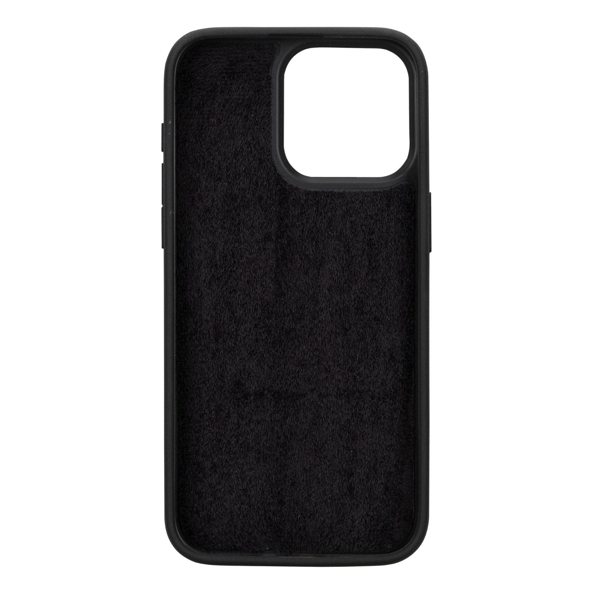 Bloomcase Apple Iphone 15 Pro Max (6.7") Onyx Black Hakiki Deri Çıkarılabilir Cüzdanlı Telefon Kılıfı