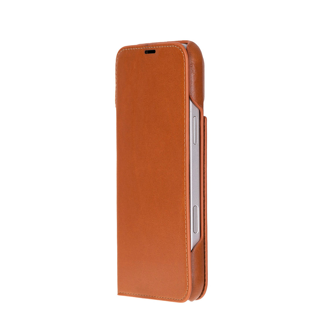 Bloomcase Magic Wallet Tan Apple Iphone 17 Pro (6.3") Hakiki Deri Çıkarılabilir Cüzdanlı Telefon Kılıfı