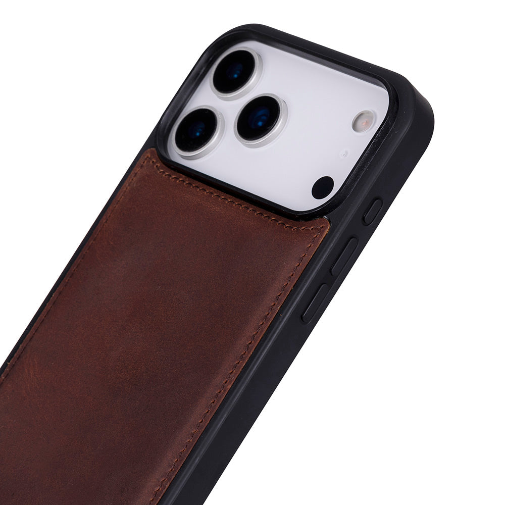 Bloomcase Mono Saddle Heritage Apple Iphone 17 Pro Max(6.9") Hakiki Deri Magsafe Kılıf