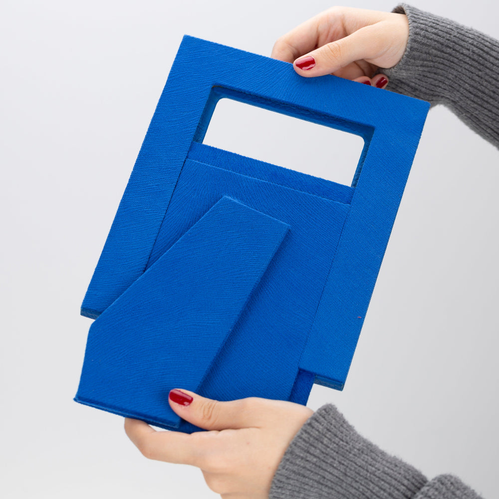 Bloomframe Cyan– Hakiki Deri Fotoğraf Çerçevesi