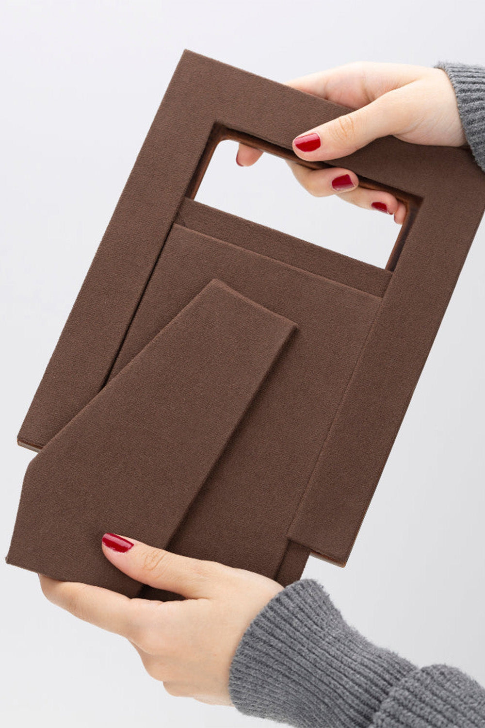 Bloominbag-Bloomframe Saddle Brown – Hakiki Deri Fotoğraf Çerçevesi-Çerçeve-5-Milagron.com